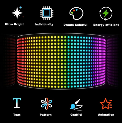 Programmable LED Sign with Bluetooth App Control